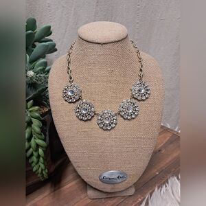 J. Crew Rhinestone Statement Necklace